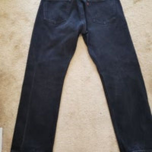 Levi's 501 Black Jean's 36W 30L